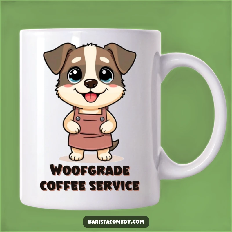 Funny Dog Barista Apron Mug: A Hilarious Coffee Gift for Dog Lovers