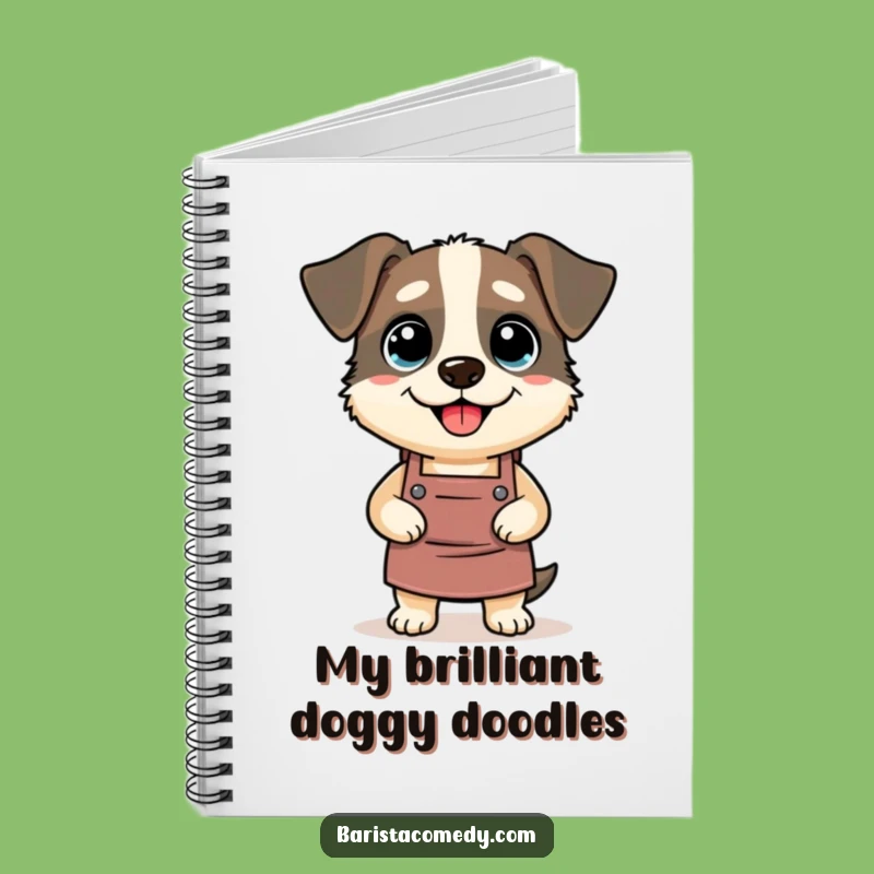 Funny Dog Barista Notebook: Jot Down Ideas with This Hilarious Coffee Journal