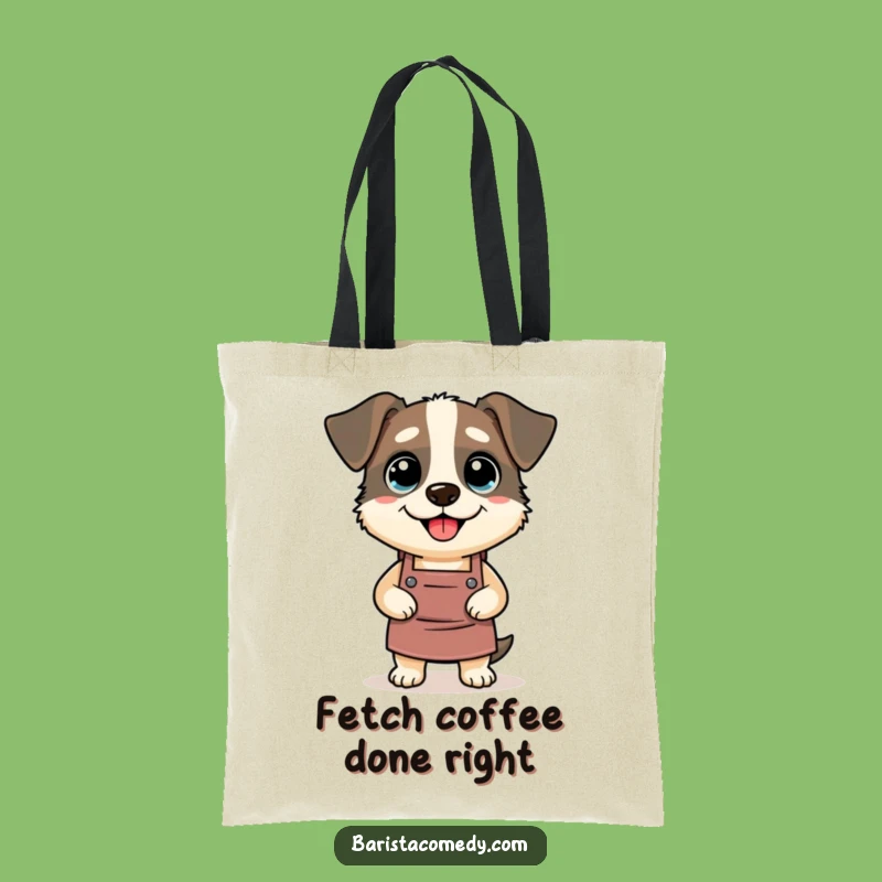Funny Dog Barista Tote Bag: A Chic and Humorous Accessory for Dog Lovers